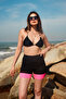 Women's Sea/Pool/Sports Inner Leggings Mesh Shorts