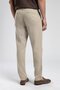Zarse Normal Waist Tapered Cut Shrinkable Leg Beige Men's Trousers - 3