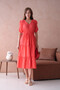 Short Sleeve Elastic Summer Dress - 5