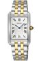 classic white Dial stainless steel bracelet watch for women SWR087P, White, Classic