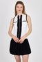 White Zippered Knitted Blouse 1449 - 6