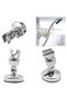 Shower head holder, Removable suction cup, Silver - 4