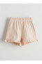 Ecru Strappy Girl's Blouse and Shorts 2-Piece - 6