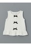 Lcw Kids Ecru Ribbon Detailed Girls' Blouse and Shorts Set of 2 - 4