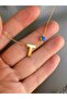 Letter t Stainless Steel Necklace 40+5 cm - 2