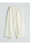 Lcw Kids Yellow Elastic Waist Pleated Girls' Trousers - 4