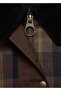 Contrast Collar Checked Parka - 8