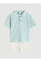 Lcw Polo Neck Baby Boy T-Shirt and Shorts 2-Piece Fashion