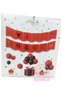 Red Gold "Happy Birthday" Banner Text - Bright and Stylish Birthday Ornament