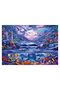 Puzzle - Moonlight Oasis, 1000 piese