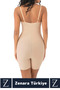 No Trace No Show Non-Slip Firming Shaping Lifting Laser Cut Full Length Corset with Straps - 4