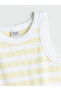 Lcw Crew Neck Girl's Crop Undershirt - 2