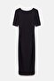 Einfaches Midikleid - 6