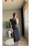 Low Sleeve Midi Dress - 4