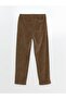 Xside Brown Comfortable Fit Velvet Men's Trousers - 7