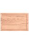 Wall Shelf Light Brown 80x50x(2-6) cm Treated Solid Wood Oak - 4