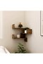 Wall Corner Shelf Smoked Oak 40x40x50 cm Engineered Wood - 6
