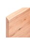 Wall Shelf Light Brown 100x60x(2-4) cm Treated Solid Wood Oak - 7