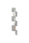 Wall Corner Shelf Concrete Grey 20x20x127.5 cm Engineered Wood - 6