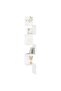 Wall Corner Shelf White 20x20x127.5 cm Engineered Wood - 6