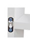 Floating Wall Display Shelf 8 Compartments White - 4