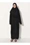 Plus Size Prayer Dress - Black - Dear Hijab