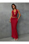Y2K Summer Red Co-Ord Crush Top Blouse Bottom Skirt Two Piece Set - 3