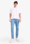 E7436 Blue Pedro Slim Fit Tight Fit Regular Waist Narrow Leg Jeans - 2