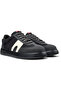 Men's Casual Black Mesh Sneaker With Hook And Loop Design For Everyday RunnerK21Sorona