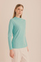 Long Sleeve Bodysuit with Battery Detail at the Collar - 5