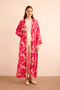 Patterned Viscon Kimono - 5