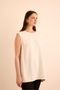Woven sleeveless blouse - 3