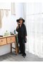 Oversize Single Button Shirt & Trousers Women's Set - 3