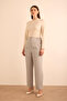 Crepe Trousers with Elastic Waist Detail
