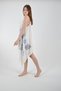 Women's Blue Coral Pattern Bell Vest I Cotton Blue Viscon Fabric I Beach Wear Summer Pareo Beachwear - 6