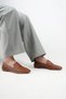 Sabi̇na Pin Trok Detail Genuine Leather Women's Ballet Taba - 3