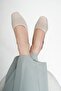 Amanda Laser Printed Women's Shoes Beige - 2