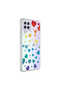 Galaxy M32 Case M-Blue Patterned Cover - Heart No3 - 2