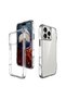 16 Pro Max Compatible Case Airbag Transparent Klfs Thin Cover - Transparent - 4