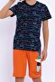 2725-g Gray Laci Shark Shark Pattern Shorts Set - 4