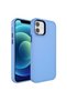 Hard Botox Case with Metal Frame and Push Button Design Compatible for iPhone 11-Blue