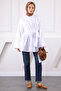 White Waist Tie Tunic