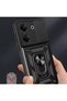 Tecno Camon 20 Pro 4g Case Magnetic Stand Camera Protected Sliding Vega Cover - Black - 7