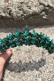 Aldonsa Green Bridal Henna Crown Special Occasion Accessory Women's Crown Hair Accessory – Crown, Crystal Stone