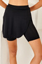 Women's Pool Sea Shorts Skirt Swimsuit 4414 Black - 4