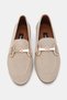 WOMEN'S BEIGE SUEDE GENUINE NATURAL LEATHER NUMBER 36-41 BUCKLE SHOES - 3