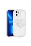 حافظة KLFS Ofro ملونة متوافقة مع iPhone 11 مع حماية للكاميرا - أبيض