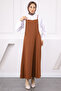 Brown Rope Strap Gilet Dress