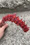 Aldonsa Red Bridal Henna Crown Special Occasion Accessory Women's Crown Hair Accessory – Crown, Crystal Stone - 2