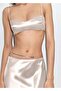 Satin Crop Blouse - 7